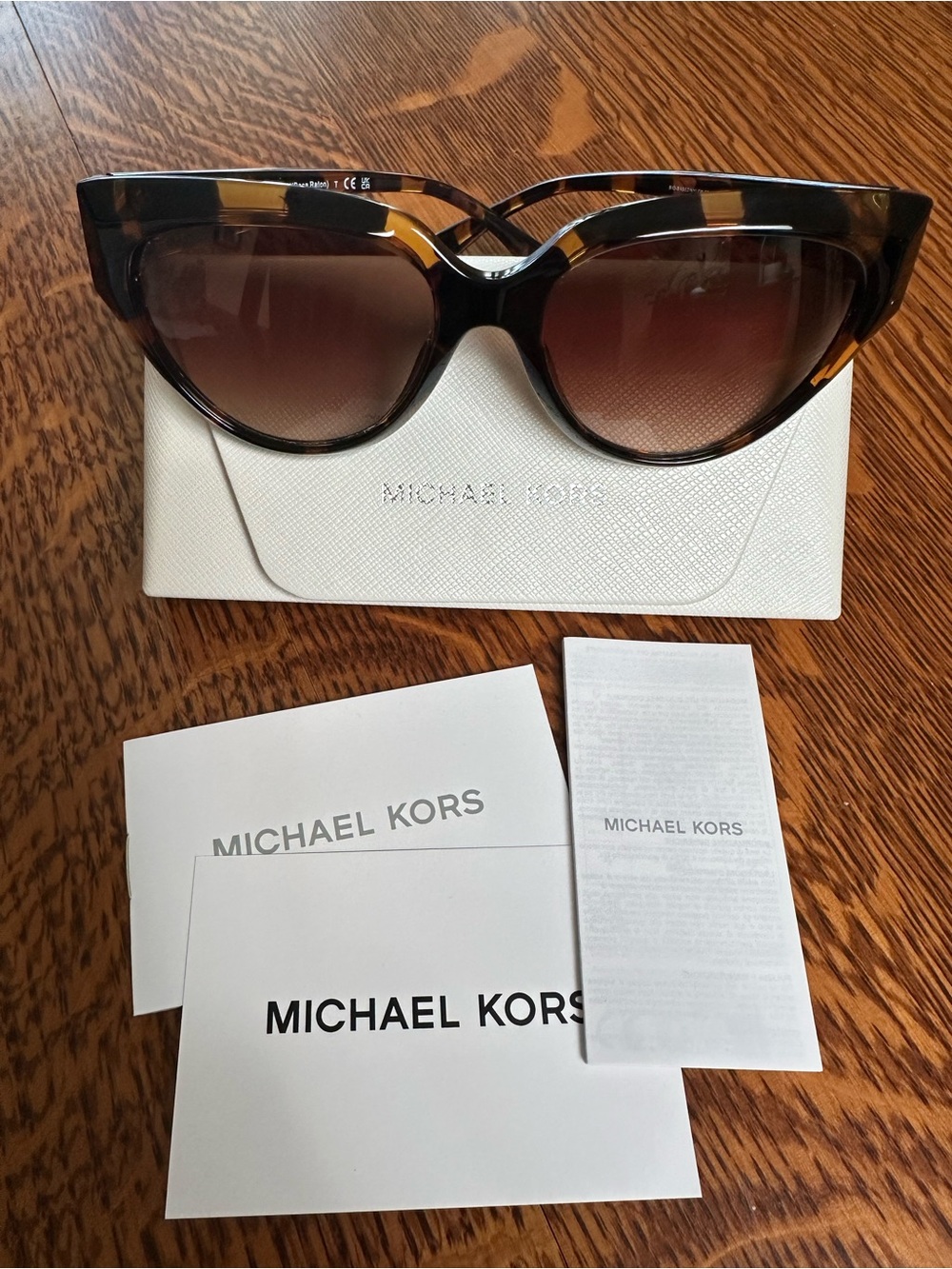 Michael Kors Tortoiseshell Cat-Eye Sunglasses - Brown Gradient